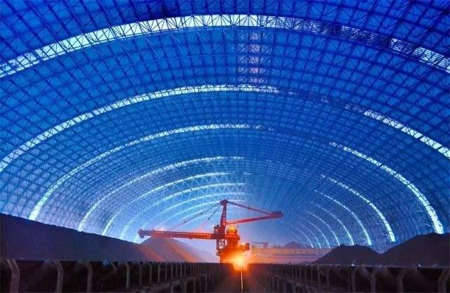 赣州亿优钢构工程师为您解析原料场封闭技术的特点和类型